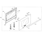 Thermador PRD304GHC/08 door assy diagram