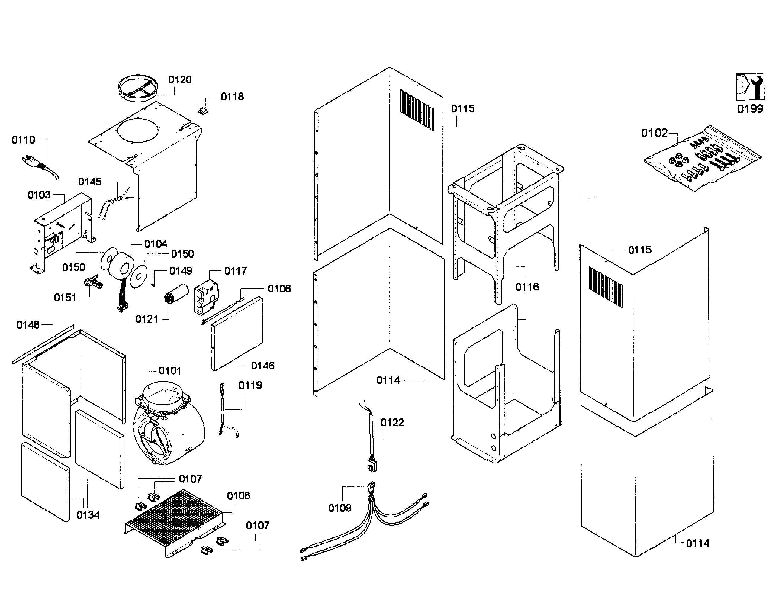 Chimney assy