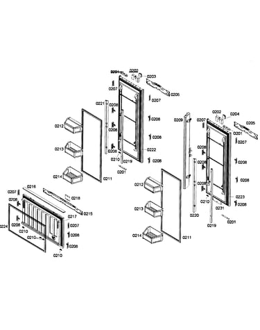 Doors assy