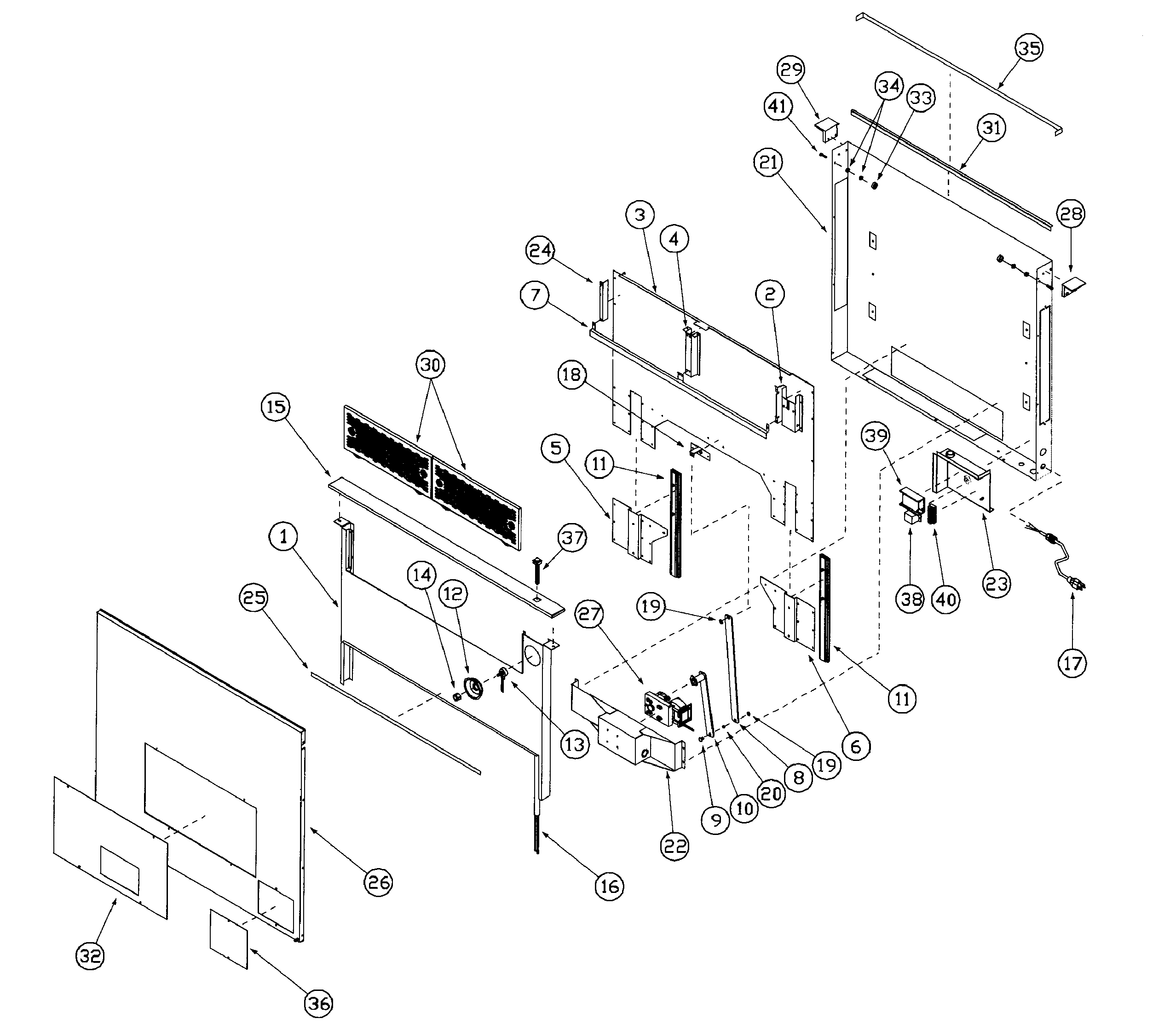 CABINET PARTS