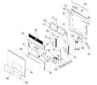 Dacor ERV3615 cabinet parts diagram