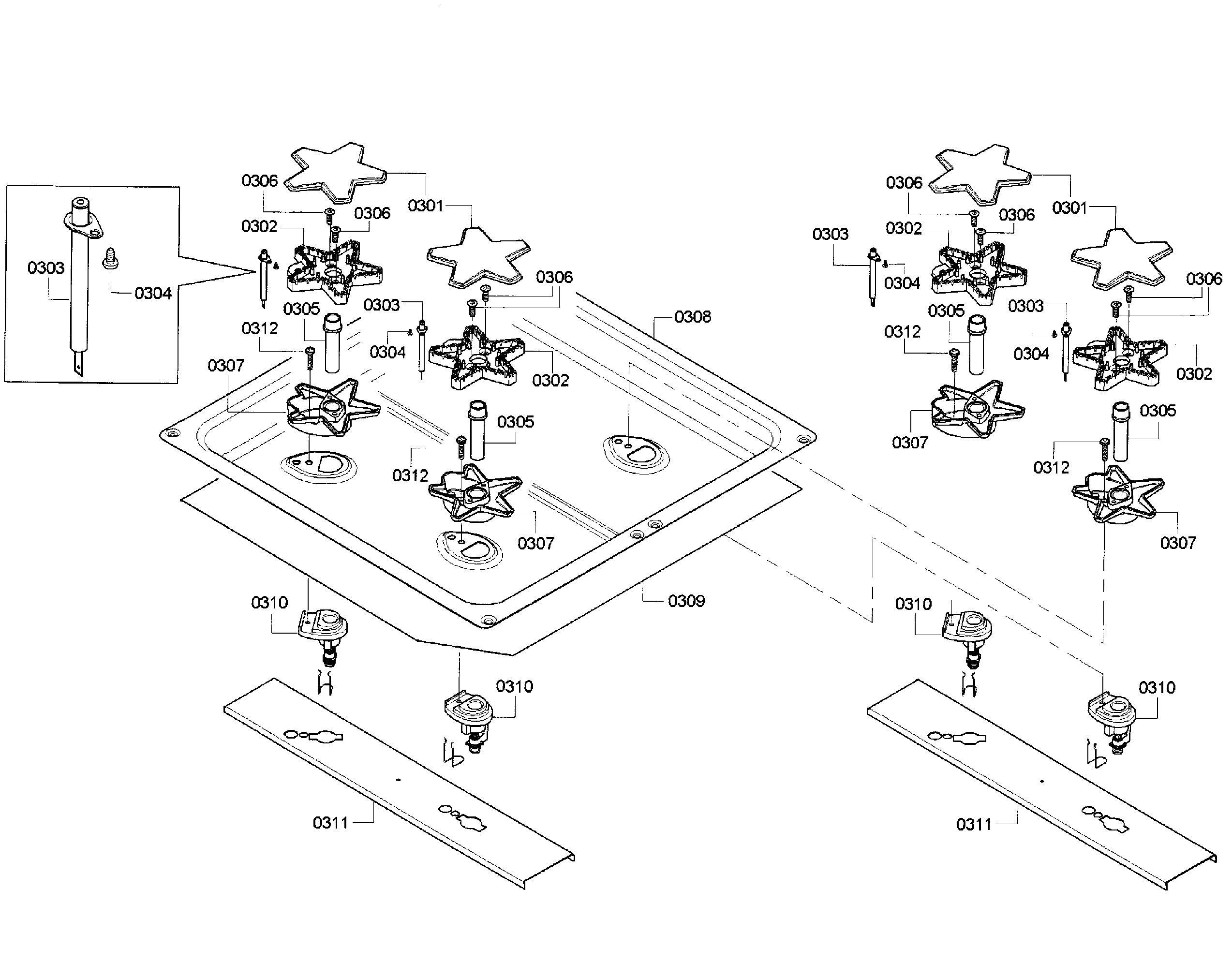 BURNERS-24"