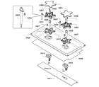 Thermador PRD486GDHC/03 burners-12" diagram