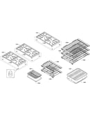Grates/shelfs