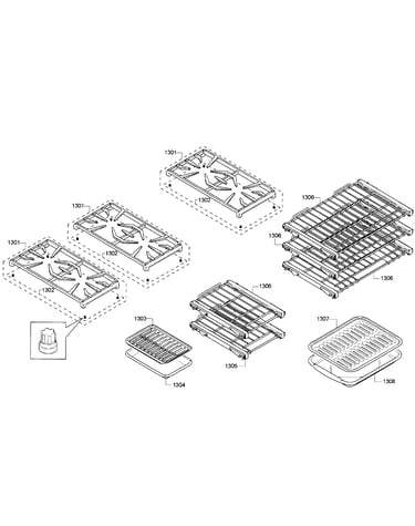 Grates/shelfs