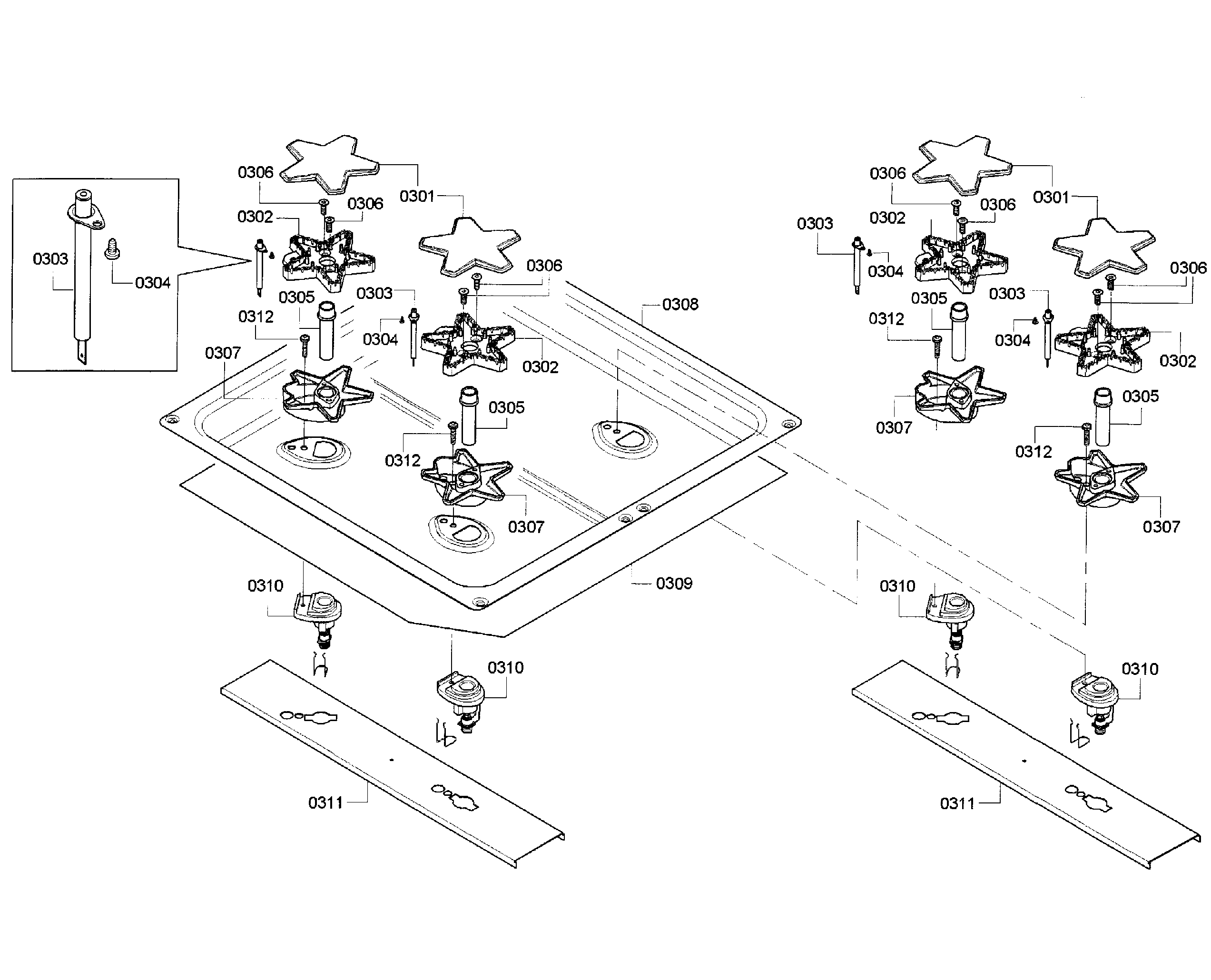 BURNERS-24"