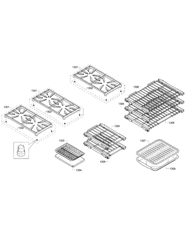Grates/shelfs