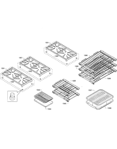 Grates/shelfs