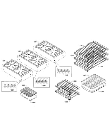 Grates/shelfs