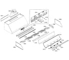 Thermador PH48HS/01 range hood diagram