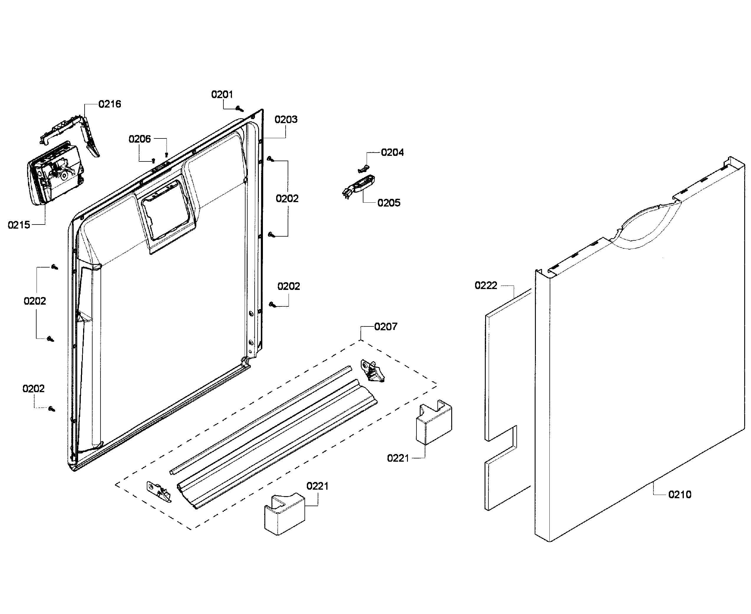 Door assy