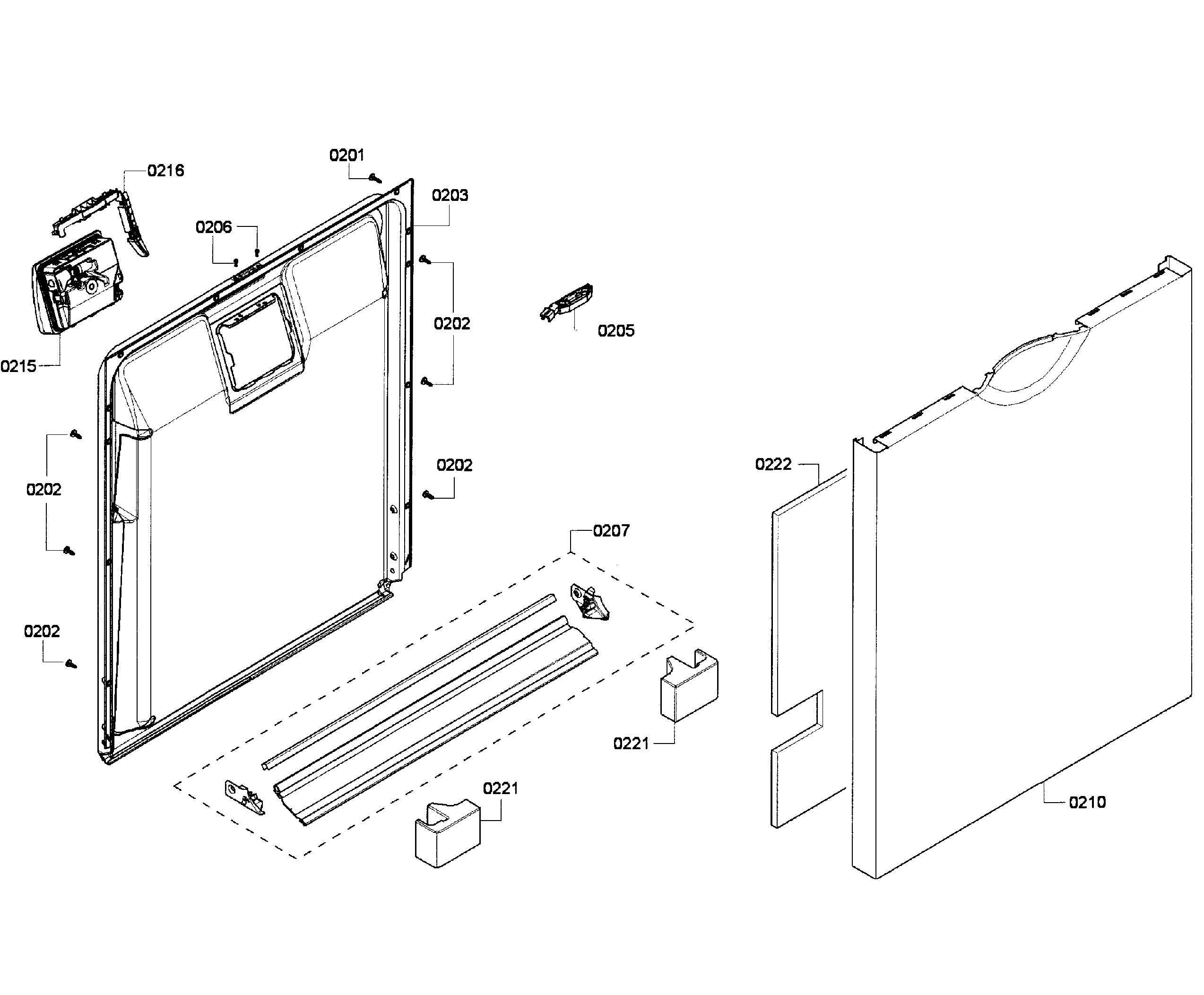 Door assy