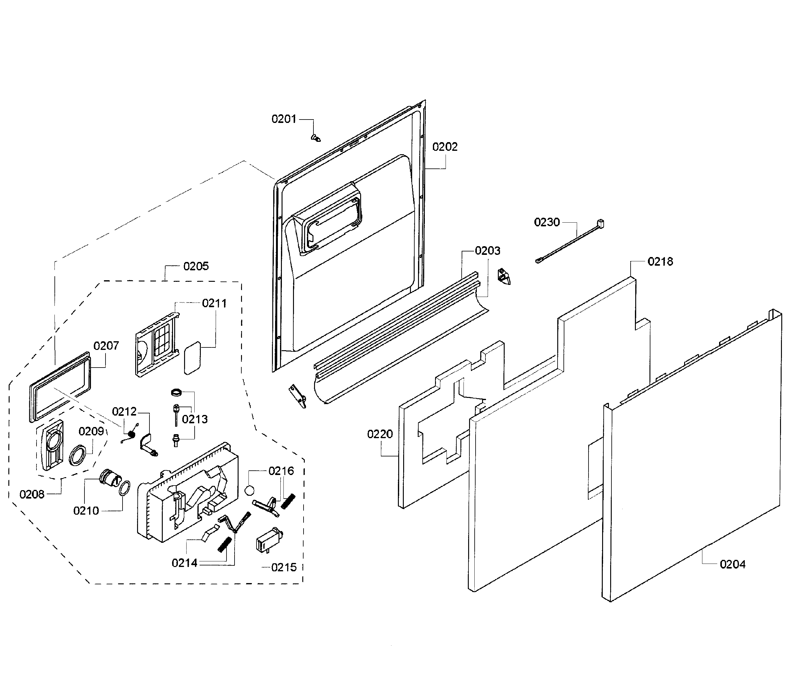 Door assy