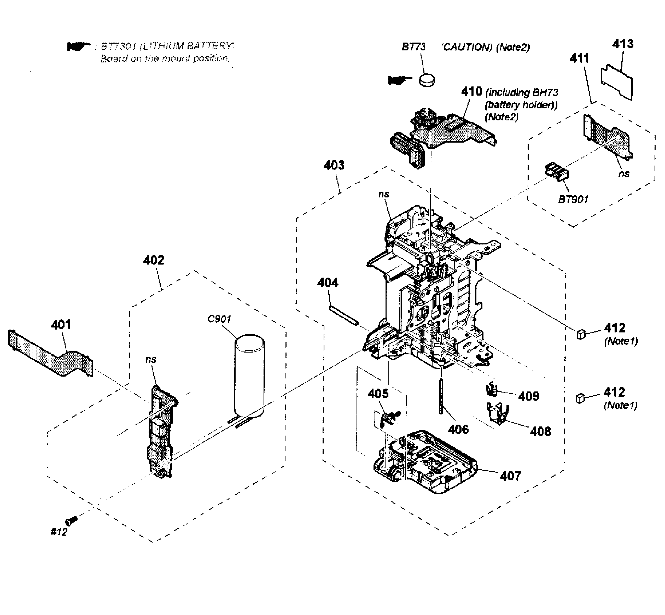 BATTERY HOLDER