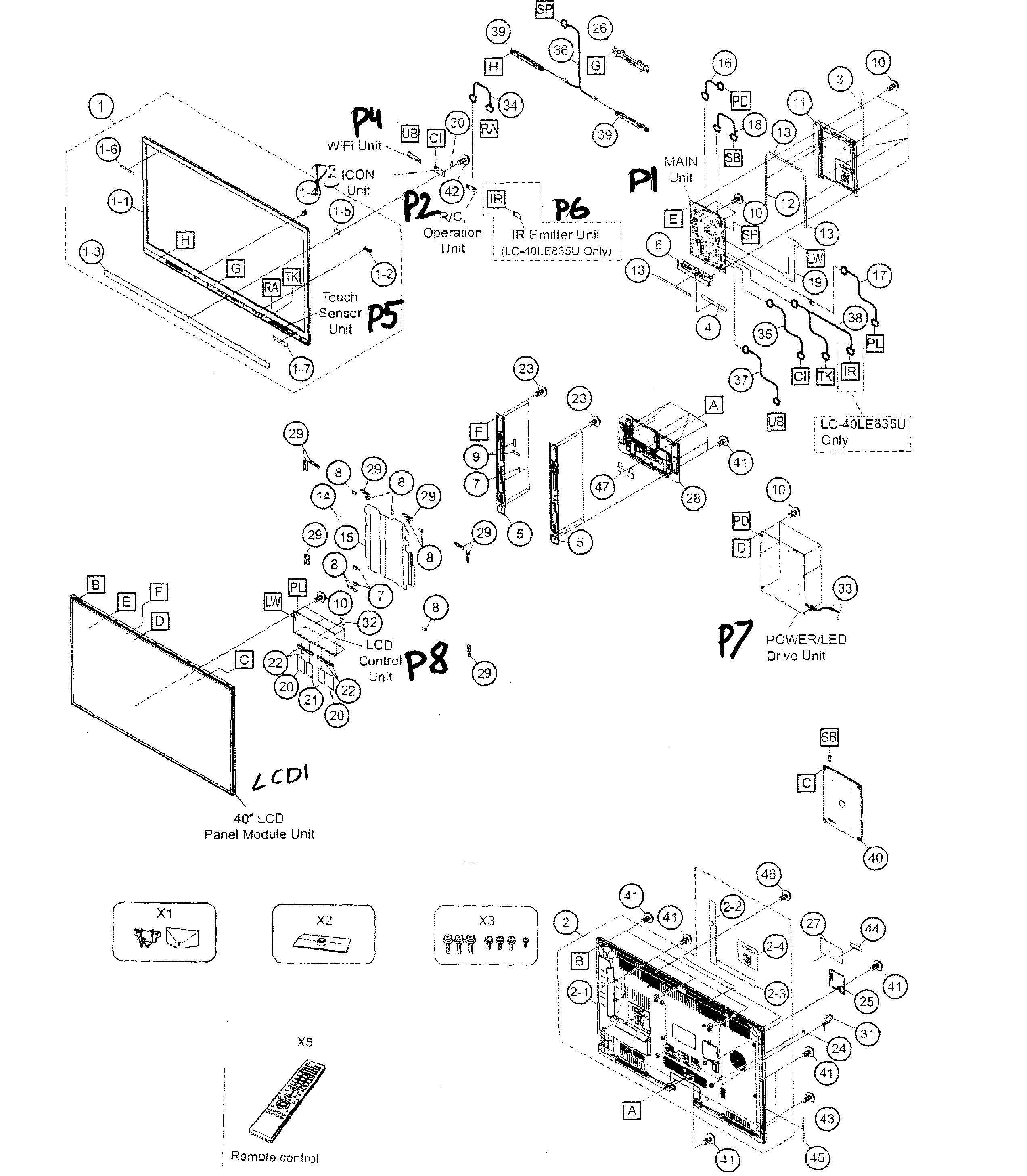 Cabinet parts