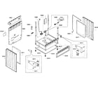 Bosch HGS7282UC/01 cabinet assy diagram