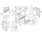 Bosch HGS7282UC/02 cabinet assy diagram