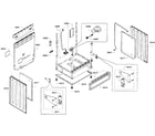 Bosch HGS7282UC/07 cabinet assy diagram