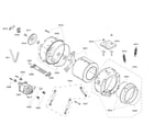 Bosch WAS24460UC/16 drum assy diagram