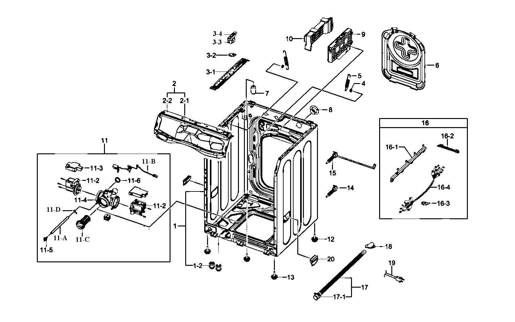 Frame assy