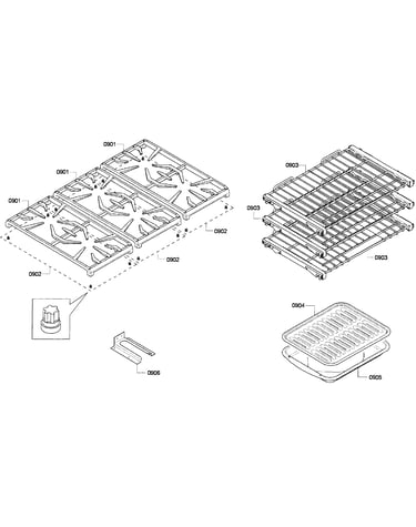 Grates/shelfs