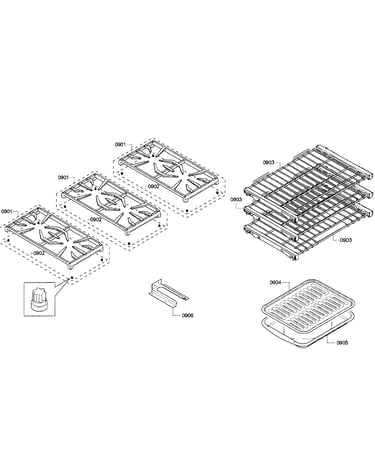 Grates/shelfs
