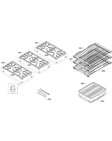 Grates/shelfs