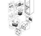 Samsung RB215LASH/XAA-00 freezer assy diagram