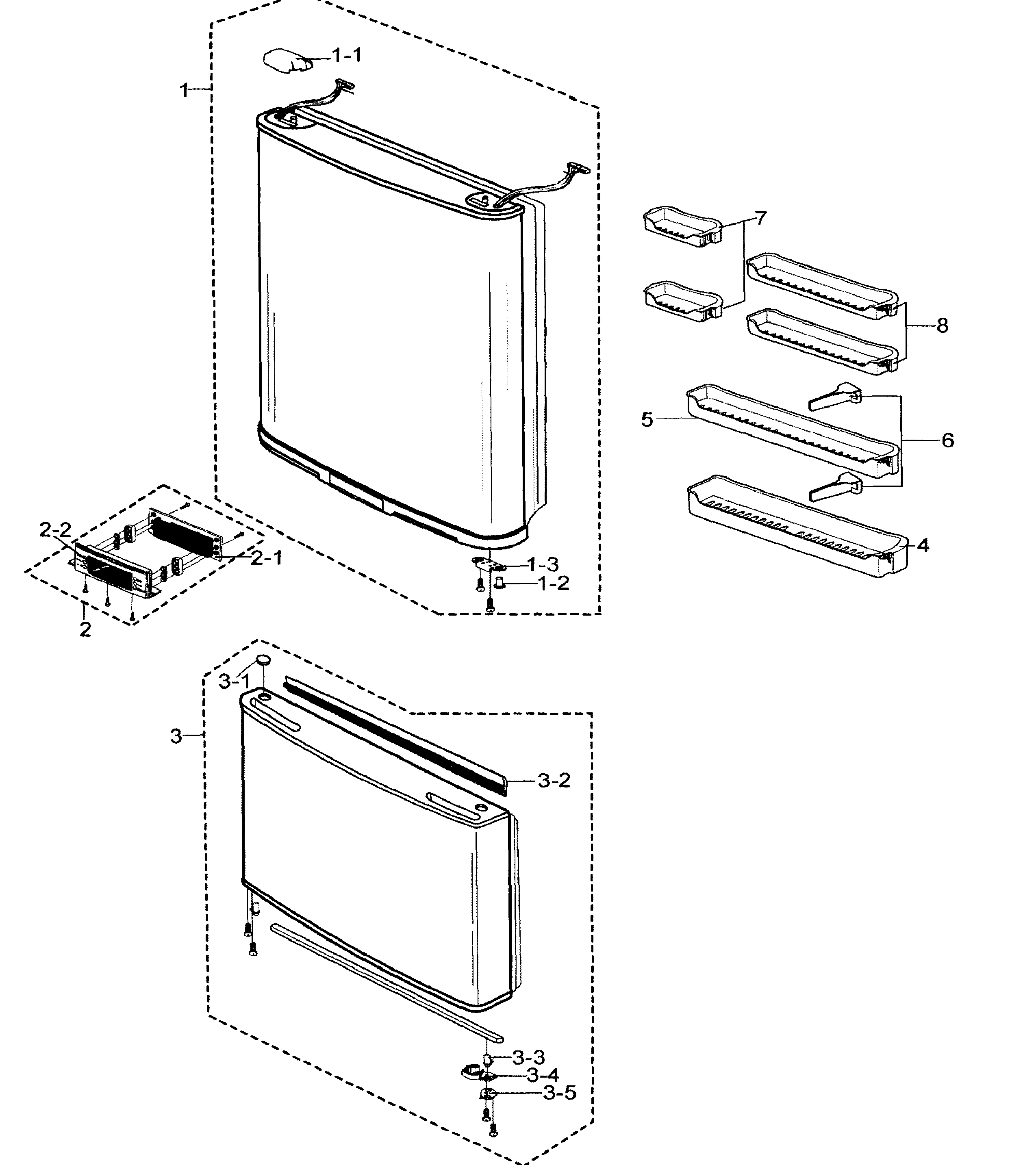 Doors assy