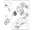 Samsung DV203AGS/XAA-00 motor assy diagram