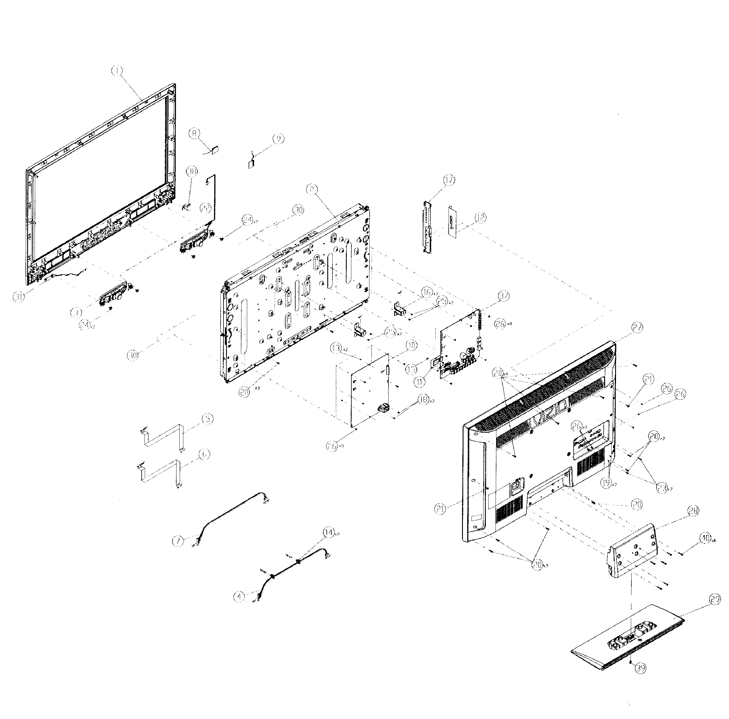 CABINET PARTS