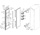 Thermador T18ID80NLP/12 door assy diagram