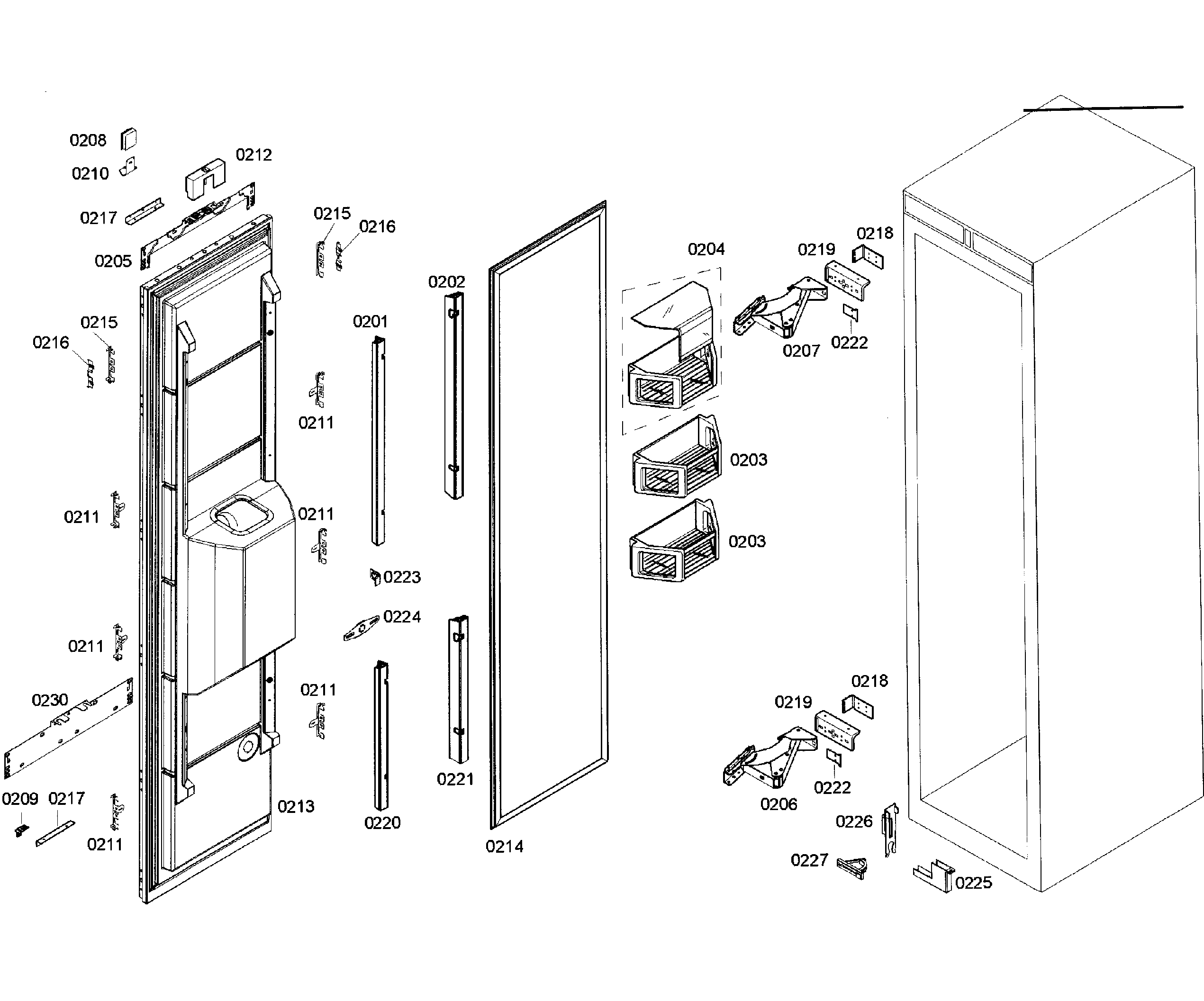 Door assy