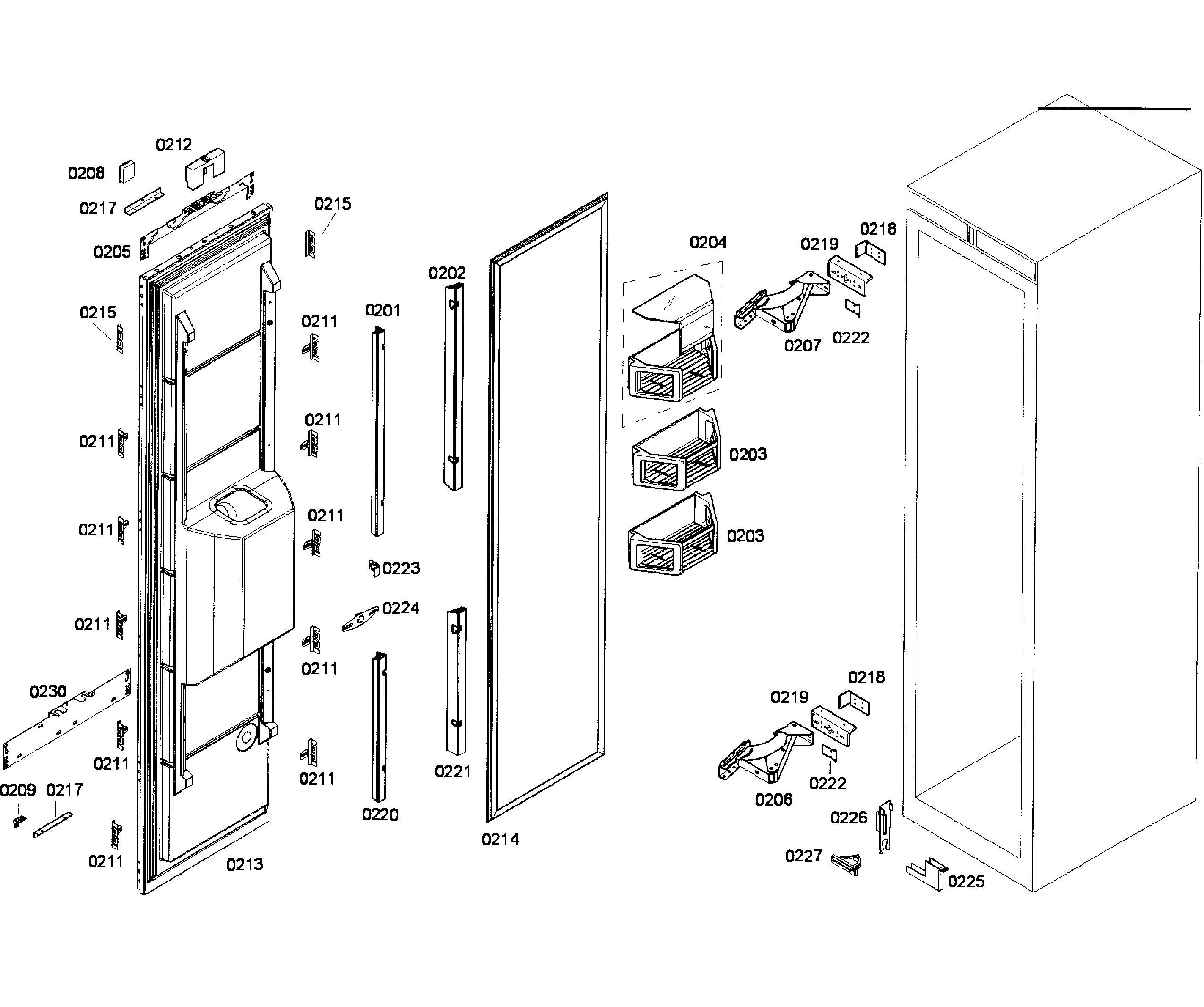 Door assy