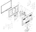 Vizio M550SV cabinet parts diagram