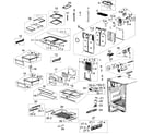 Samsung RF268ACWP/XAA-00 refrigerator diagram