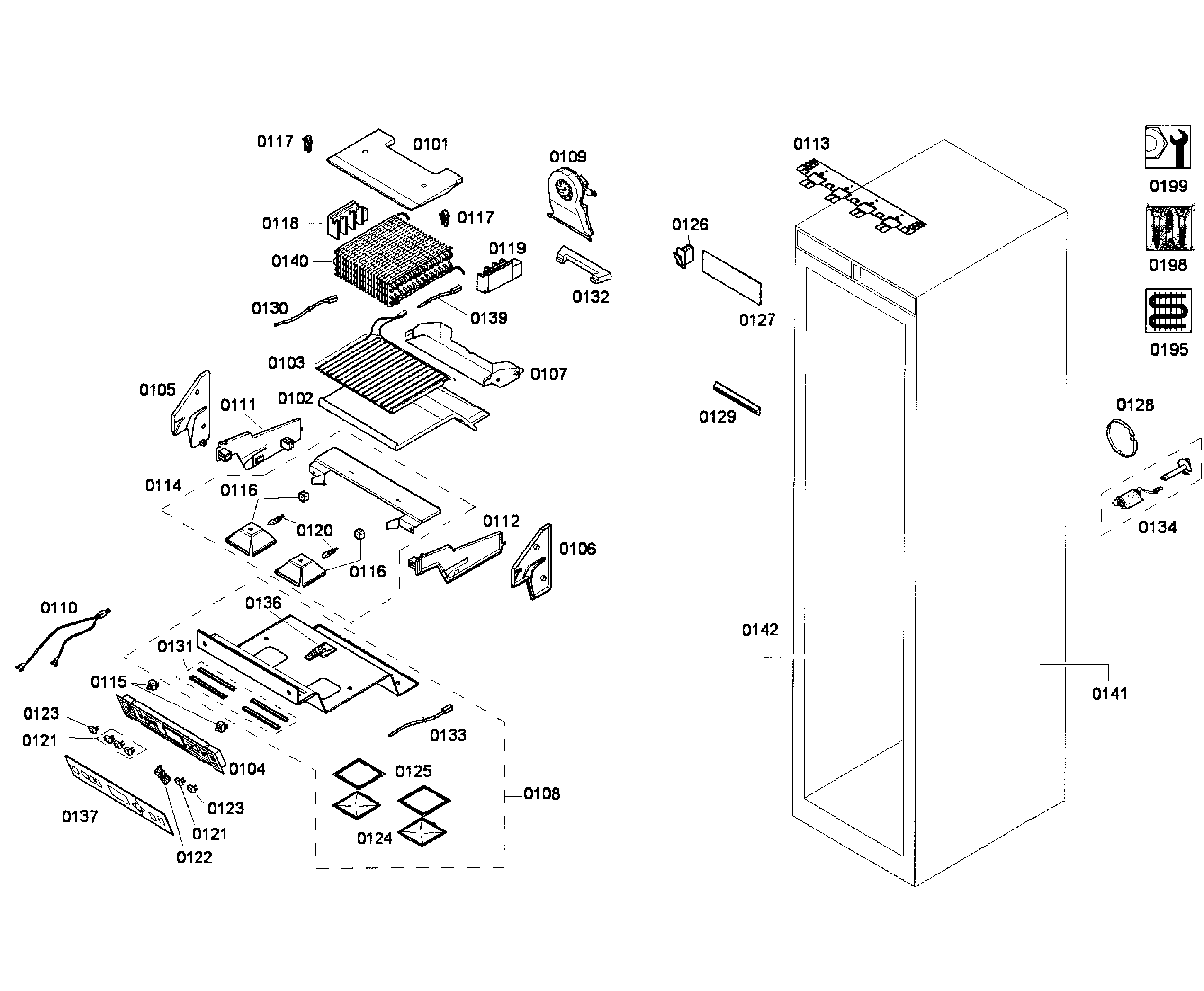 Cabinet parts