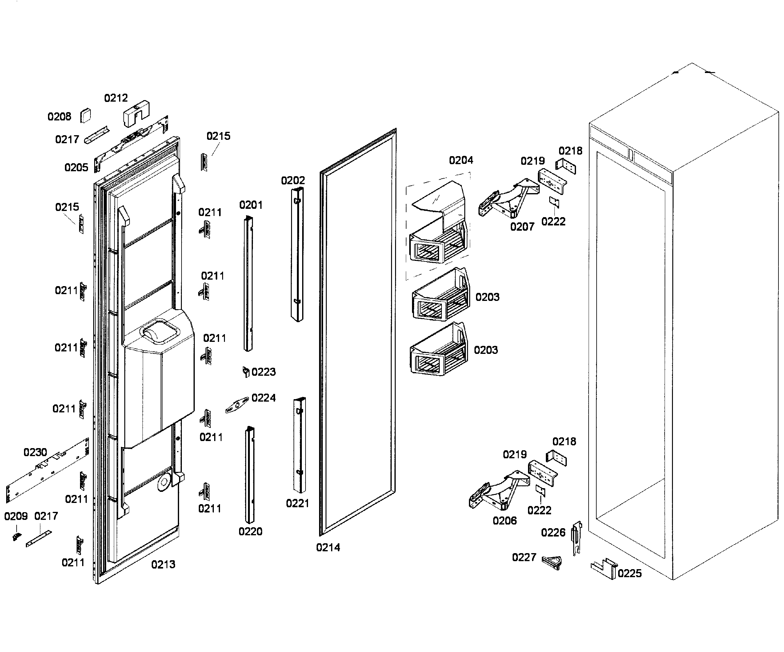 Door assy