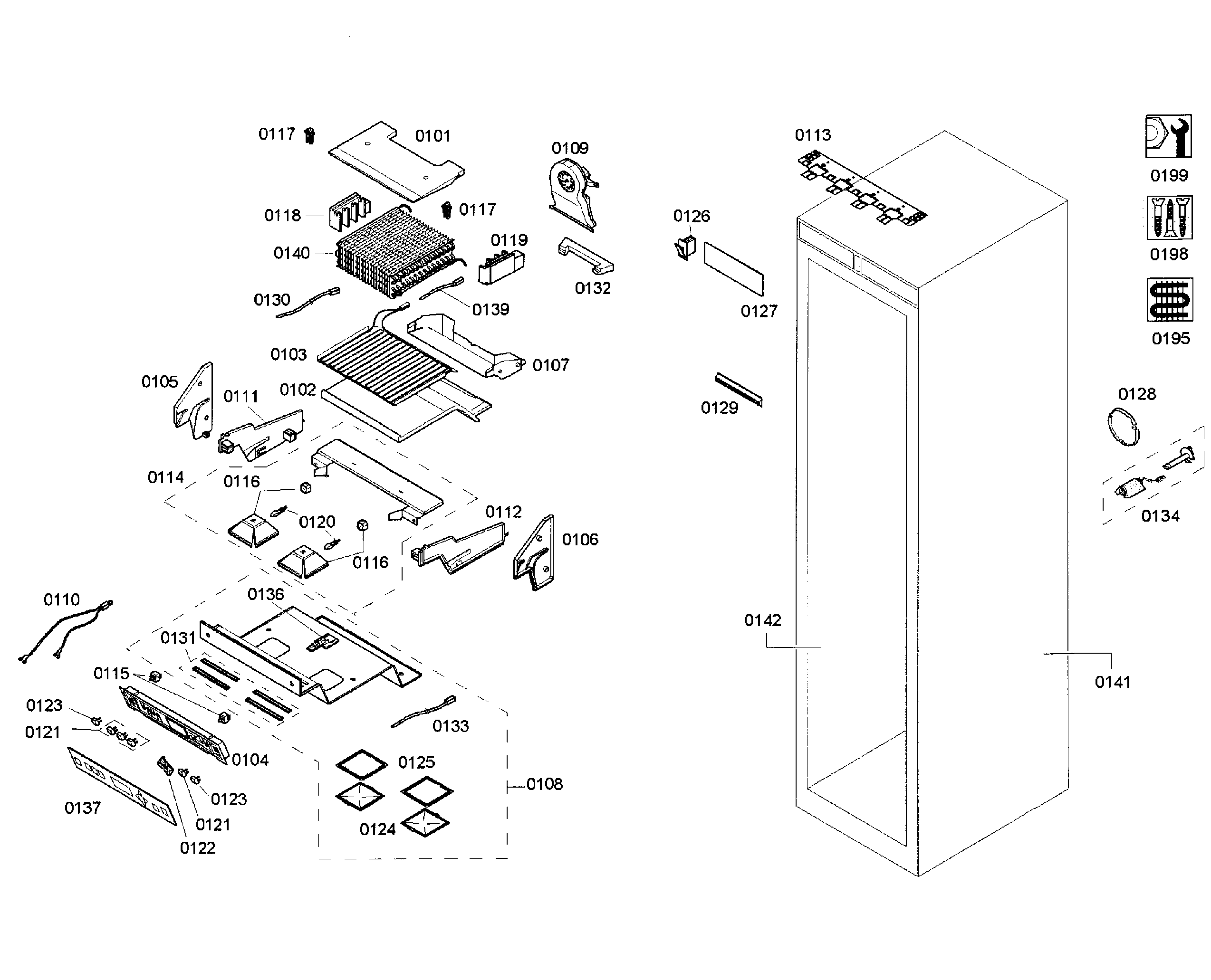 Cabinet parts