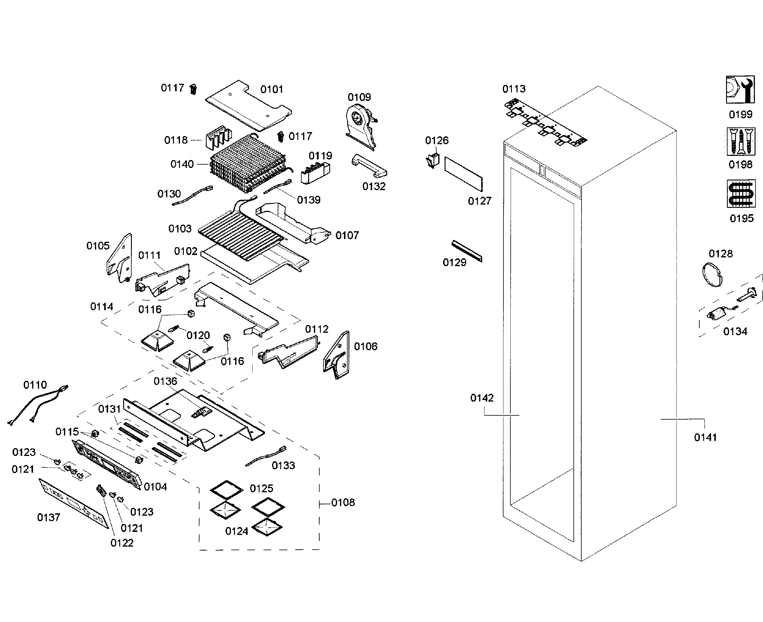 Cabinet parts
