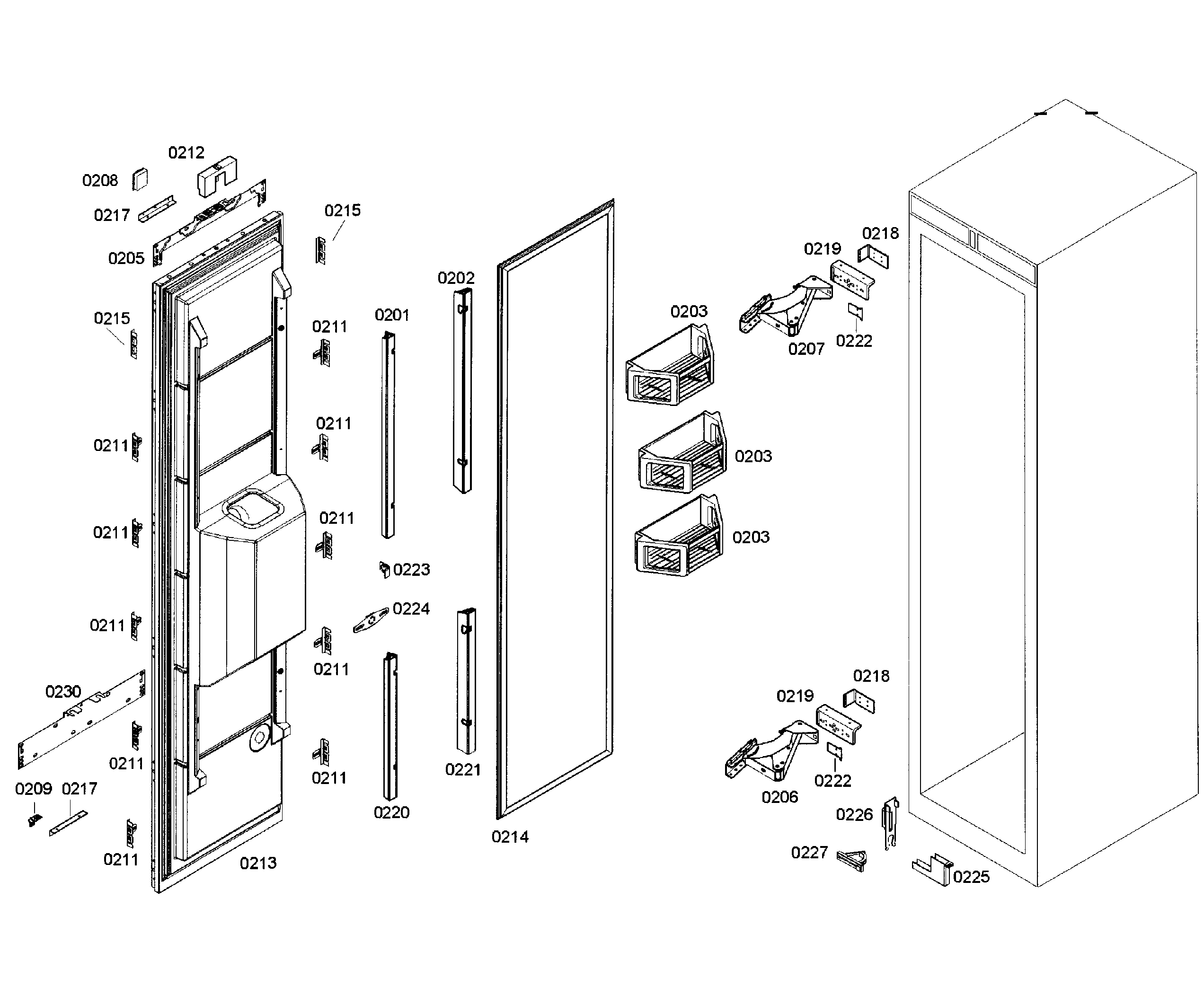 Door assy