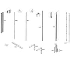 Thermador T18ID80NLP/43 framing diagram