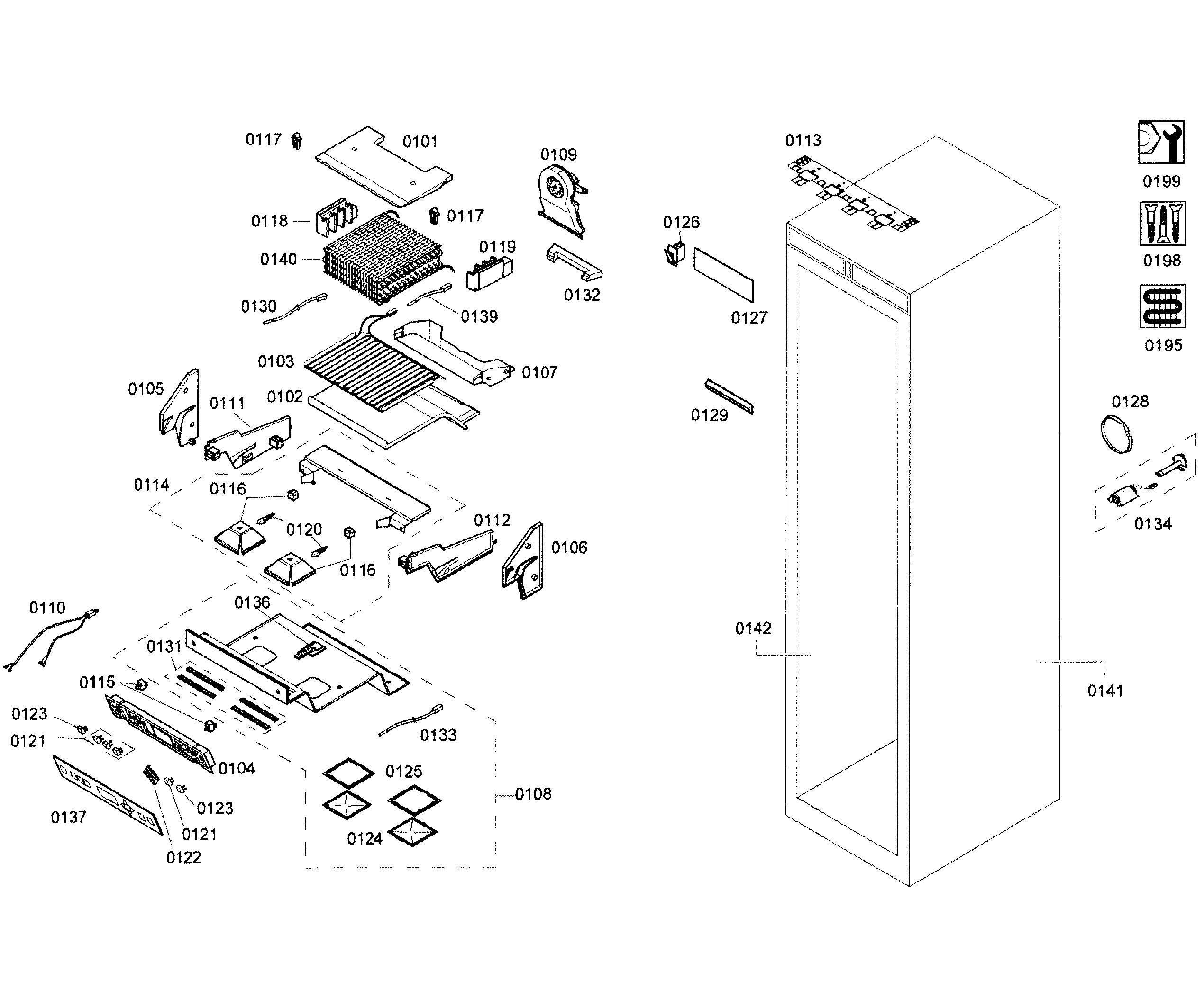 Cabinet parts