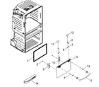 Samsung RF4267HAWP/XAA-00 freezer door diagram