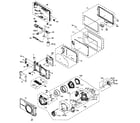 Panasonic DMC-FX78PK cabinet parts diagram