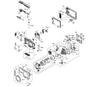 Panasonic DMC-FX580PK cabinet parts diagram