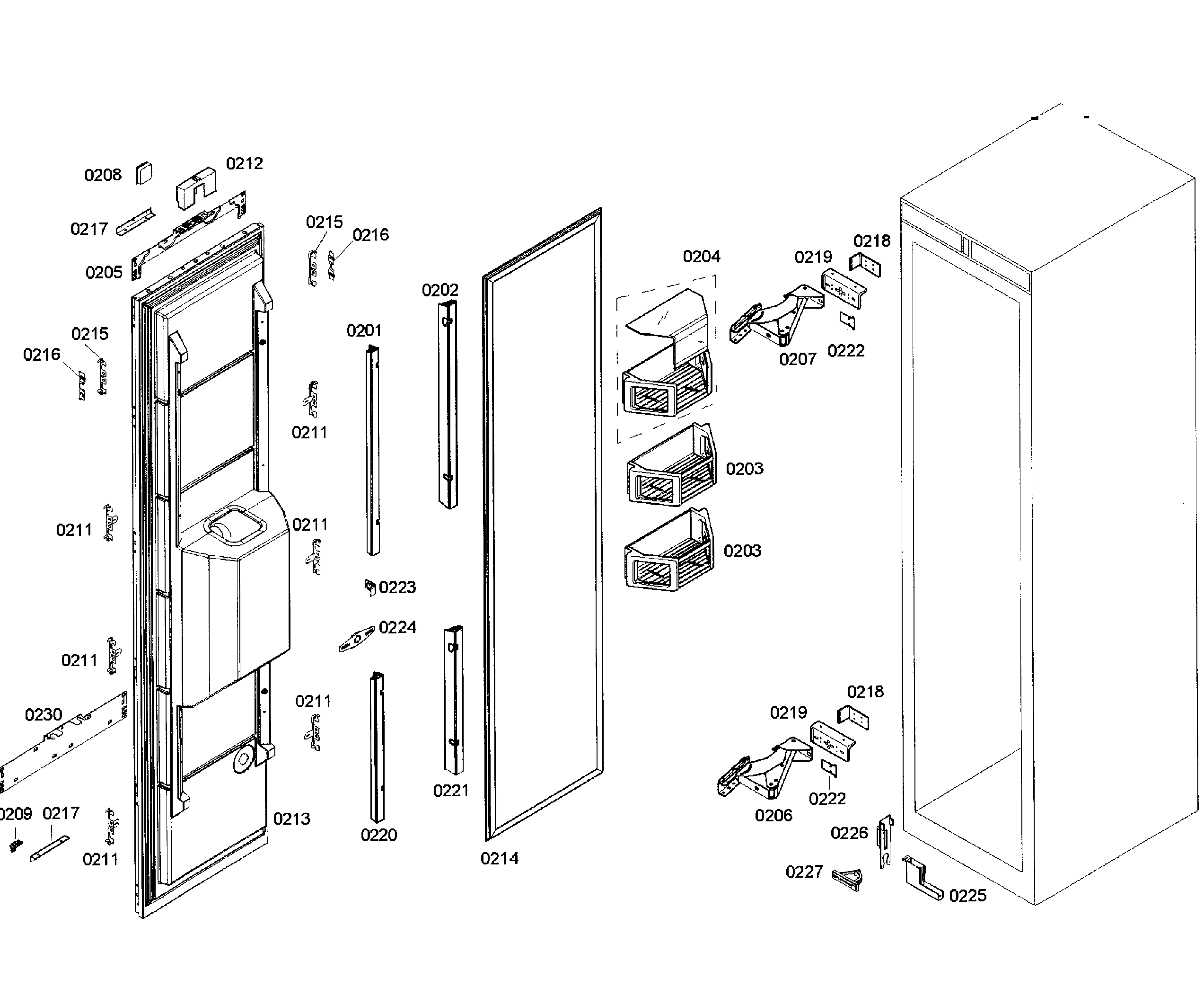 Door assy