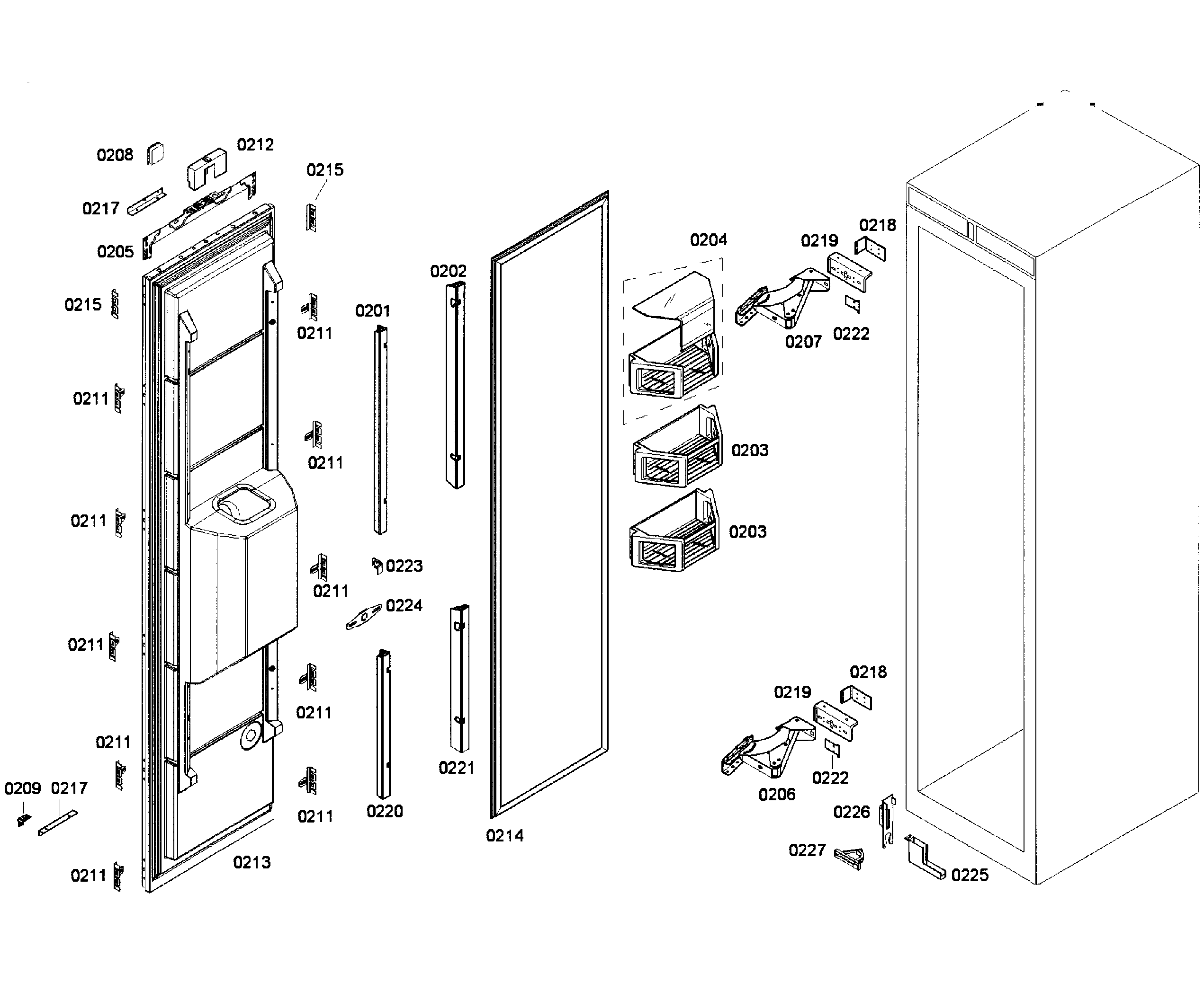 Door assy