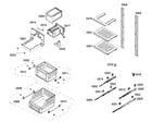 Thermador T18ID80NRP/41 shelfs diagram