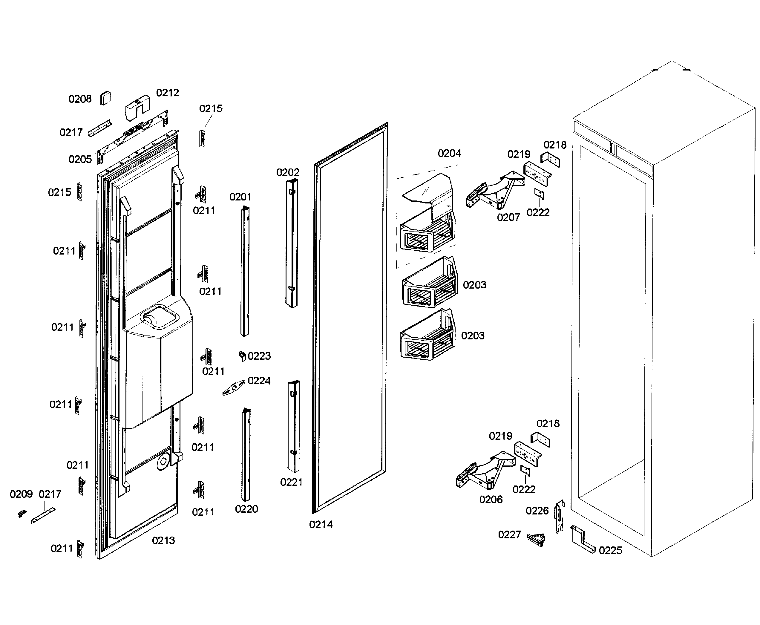Door assy